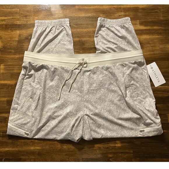 Athleta Women's Plus Size 24 Venture Jogger Pant Printed Tapered Leg Viper Grey - Picture 5 of 16